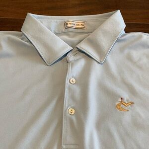 Peter Millar  Blue Golf Polo Caves Valley MD Sz 2XL